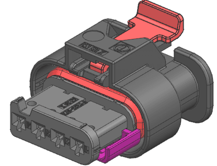 MAK 1.2 PLUS HOUSING 4WAY