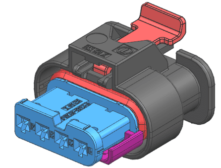 MAK 1.2 PLUS HOUSING 4WAY