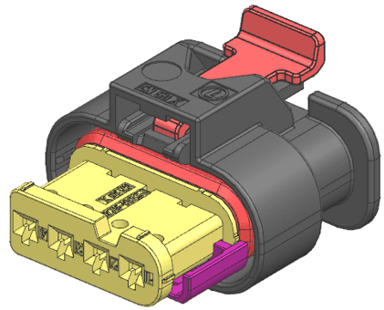 MAK 1.2 PLUS HOUSING 4WAY