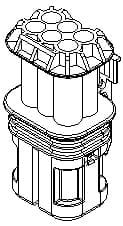 MKS PLUS HOUSING 6WAY