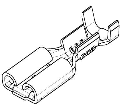 RECEPTACLE 4.8 TERMINAL
