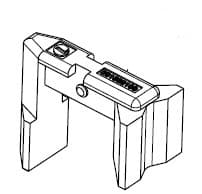 4way AFK 1.5/2.8 Receptacle Unsealed Natural Connector