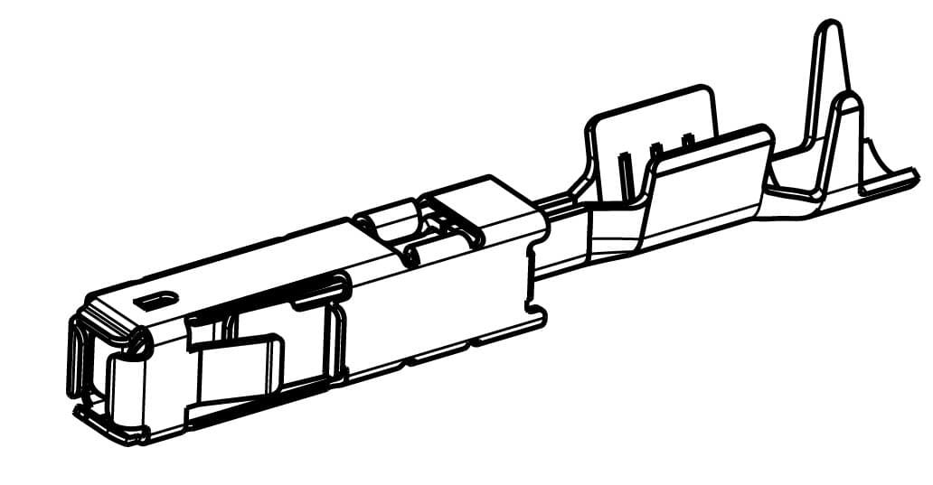 MAK 1.5 Receptacle Unsealed Crimp Terminal, Sn, 0.2-0.35mm²