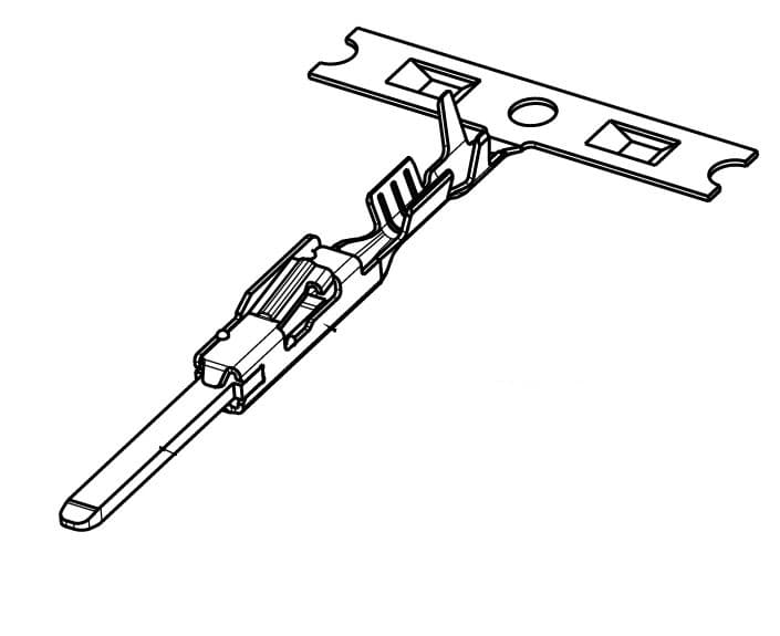 MAS 1.2 Tab Unsealed Crimp Terminal, Sn, 1-1.5mm²