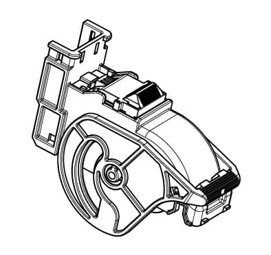 46way CLF/MAK 1.2/2.8/6.3 Receptacle Sealed Black Connector with CPA