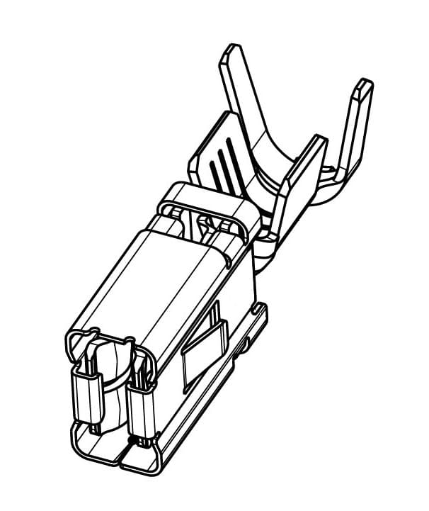 MAK 6.3 Receptacle Unsealed Crimp Terminal, Sn, 4-6mm²