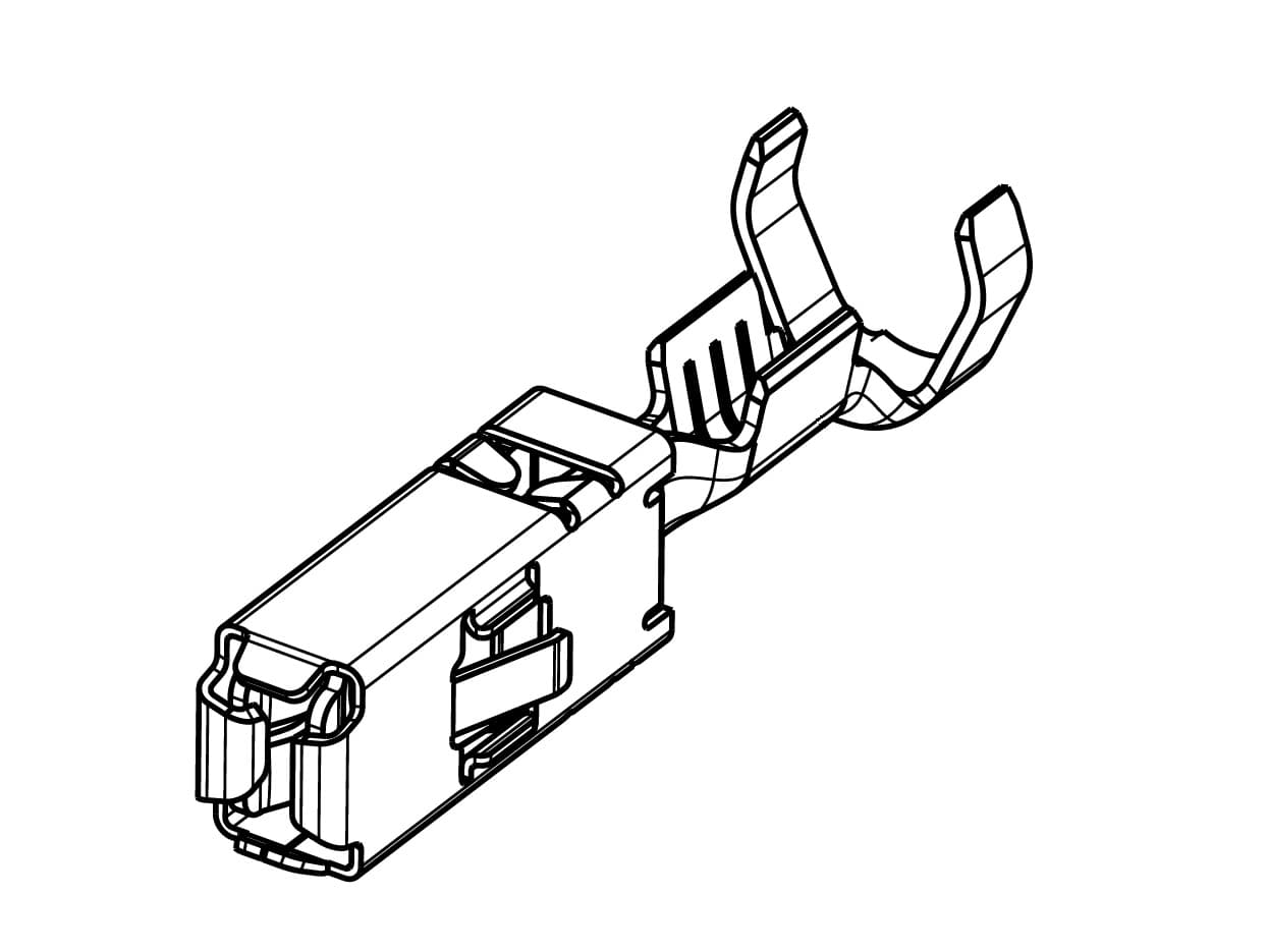 MAK 2.8 Receptacle Sealed Crimp Terminal, Sn, 1.5-2.5mm²
