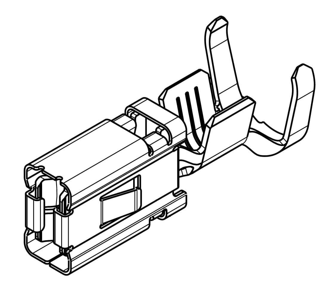 MAK 6.3 Receptacle Sealed Crimp Terminal, Sn, 1.5-2.5mm²