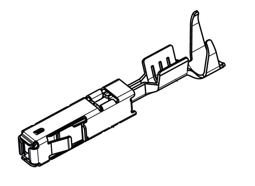 MAK 1.5 Receptacle Sealed Crimp Terminal, Sn, 0.5-1mm²