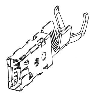 MAK 8/9.5 Receptacle Sealed Crimp Terminal, Ag, 10-16mm²