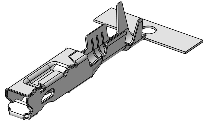COK 1.5 Receptacle Unsealed Crimp Terminal, Sn, 0.75-1mm²