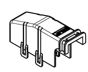 59way COS/MAS/AFS 0.63/1.2/2.8 Tab Unsealed Gray Connector
