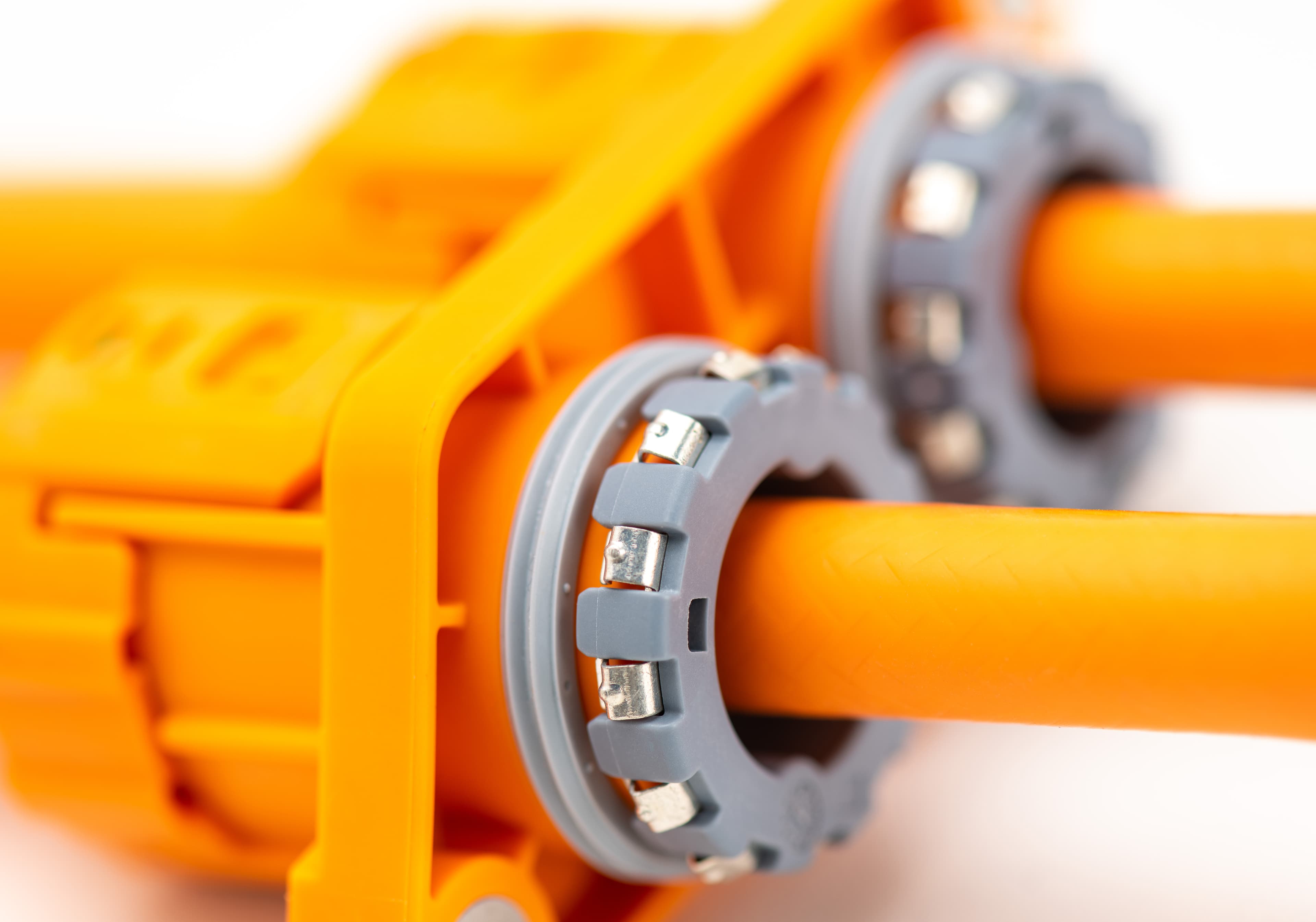 High Voltage Pass Through Connections
