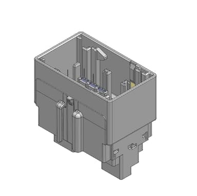 41way COS/MAS/AFS 0.63/1.2/2.8 Tab Unsealed Gray Connector, Code 2