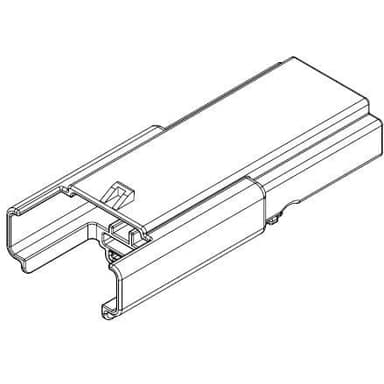 1way HC 14.5 Tab Unsealed Black Connector, Code A