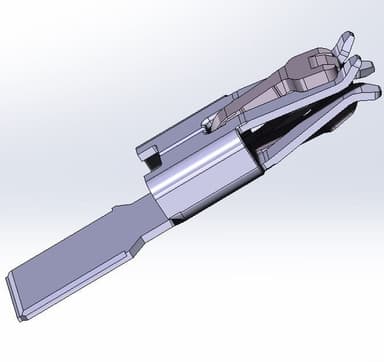 HC 6.3 Receptacle Unsealed Ultrasonic Terminal, Ag, 0.5-16mm²