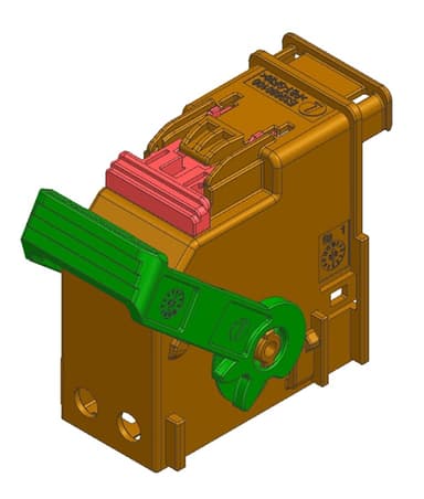 41way MSK/MAK 0.63/1.2/2.8 Receptacle Unsealed Black Connector