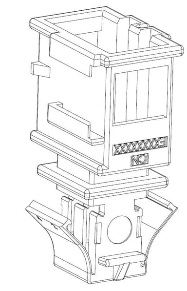 4way AFS 1.5 Tab Unsealed Black Connector