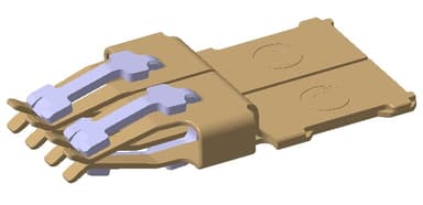 HC 14.5 Receptacle Unsealed Ultrasonic Terminal, Ag, 35-50mm²