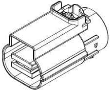 1way HC 14.5 Receptacle Sealed Connector with CPA
