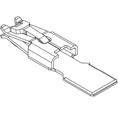 HC 6.3 Receptacle Unsealed Ultrasonic Terminal, Ag, 0.5-16mm²
