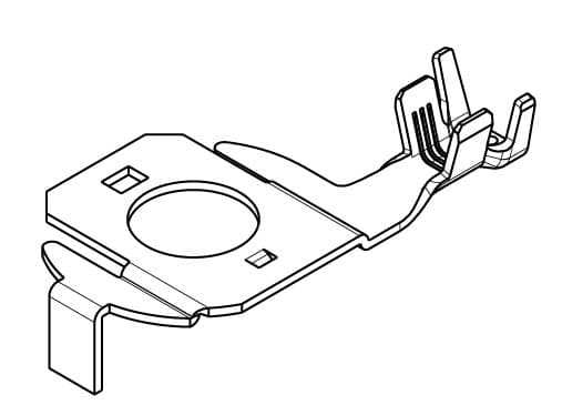 RING TERMINAL M6, ANTI-ROTATION