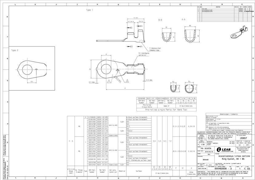 Ring Rt5158 RING TERMINAL M5 - 3201514A8 | Lear e-Catalog
